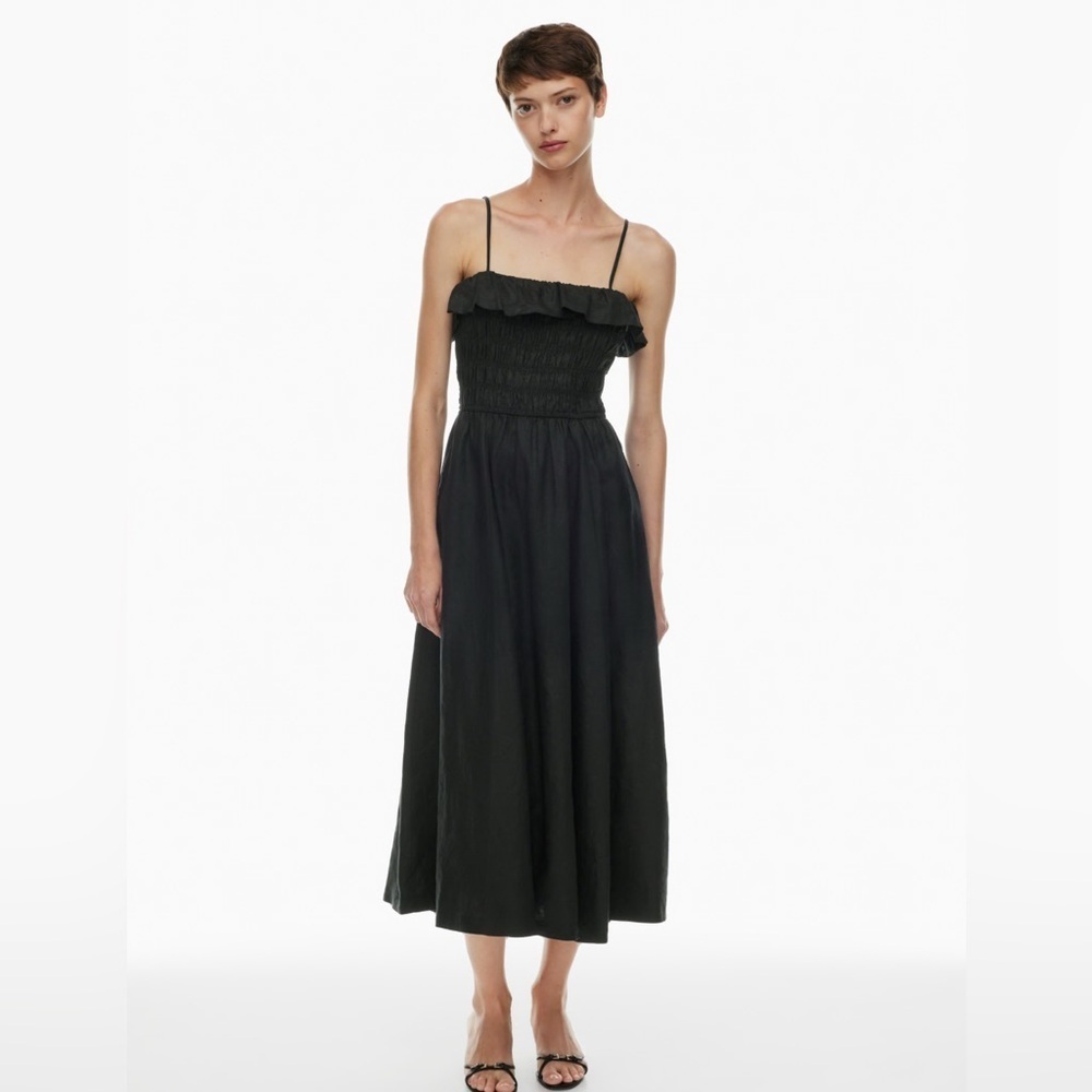 Aritzia Wilfred Portea Linen Dress